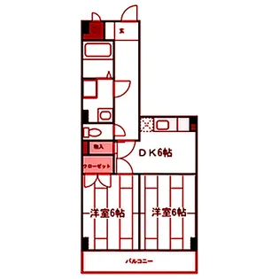 ロードプラザITO【3階】の間取り