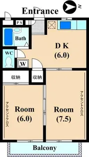 WAKO【1階】の間取り