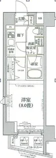 ティモーネ上野の森ノルド【7階】の間取り