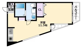 Bacchus(バッカス)【3階】の間取り