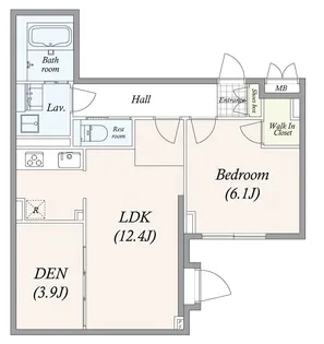 GRAN PASEO 目黒花房山【1階】の間取り