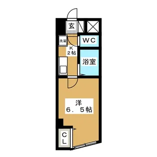 リレアール馬込【2階】の間取り