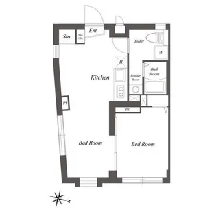 PRATIQUE KITASENZOKU【3階】の間取り