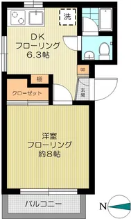YOKE・III【2階】の間取り