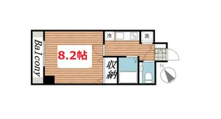 ロリエタワー川崎【6階】の間取り