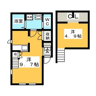マーリエ湘南I【1階】の間取り