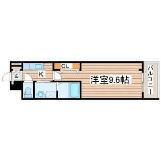ドミール南仙台II【1階】の間取り
