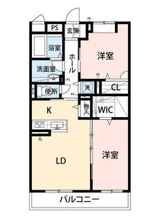 エスペランス阿倍野【2階】の間取り
