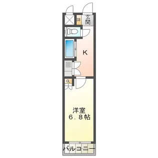 アイルーム四日市白須賀【3階】の間取り