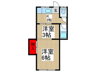 第3グリーンコーポ【1階】の間取り