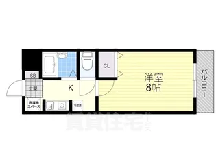 ボー・アルブル枚方長尾1【3階】の間取り