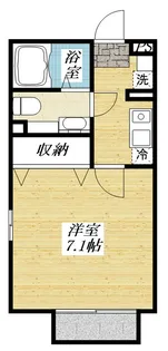 クレールメゾンI【1階】の間取り