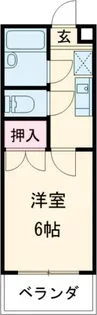 パークハイツ【2階】の間取り