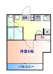 SKY TERRACE MARUSHO【2階】の間取り