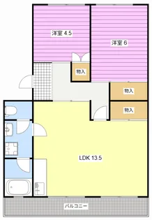 パビリオン浜松【4階】の間取り