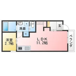 ヴィル那古野【3階】の間取り