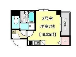 プランドール錦糸町【5階】の間取り