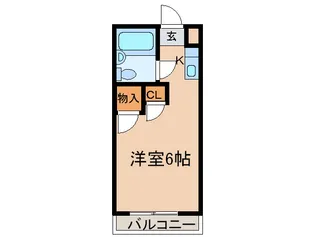 アゼリアマンション【2階】の間取り