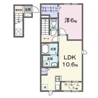 アルバーダ【2階】の間取り