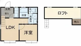 西千葉ハイリビング参番館【2階】の間取り