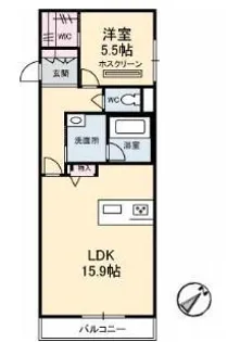 シャーメゾン エステティカ【2階】の間取り