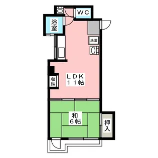 河合ビル【4階】の間取り