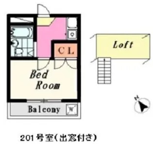 エスポワール【2階】の間取り
