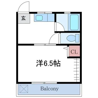ファミール中川【3階】の間取り