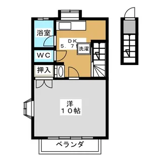 はじめパレス【2階】の間取り