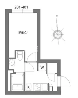 シティウォーク荏原中延【4階】の間取り