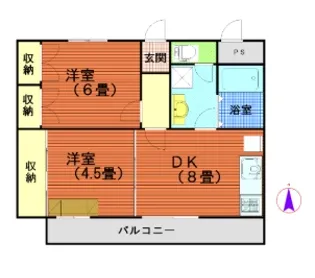 クレセント幸町【7階】の間取り