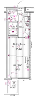 ガーラ・グランディ元住吉【2階】の間取り