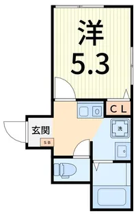 TocA新柴又【3階】の間取り