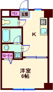 セカンドコーポ光和【2階】の間取り