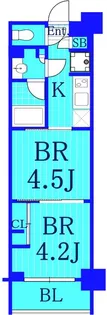 ガーラヴィスタ元住吉【6階】の間取り