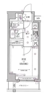 スパシエベルタ横浜【2階】の間取り