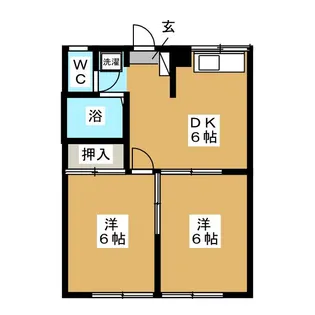 エステートピア加藤【1階】の間取り