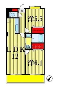 東和ビル【5階】の間取り