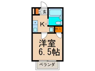ビュ-クレスト【1階】の間取り