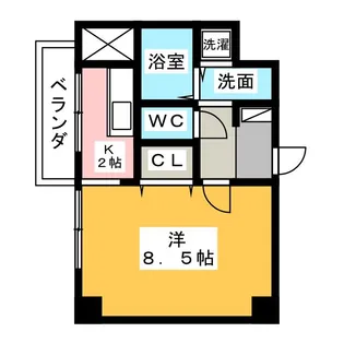 クラシタイヤー新栄【4階】の間取り