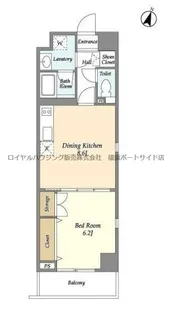 アパルトマン山手公園【6階】の間取り