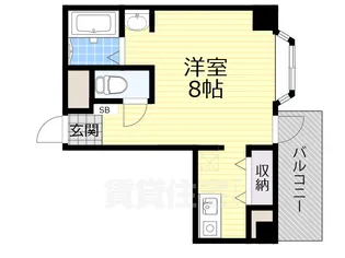 シティコート南船場【4階】の間取り