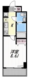 ARIUS(アリウス)【8階】の間取り