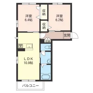 マルベリーヒルA【3階】の間取り