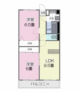 アンソレイユII【3階】の間取り