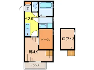 GKレジデンス逆瀬川の間取り