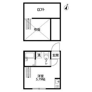 サンセリテ浅田【1階】の間取り