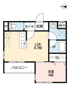 リーブルファイン葛飾小菅【3階】の間取り