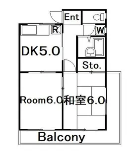ハイツ椿坂【3階】の間取り