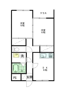 サクセスロード【1階】の間取り